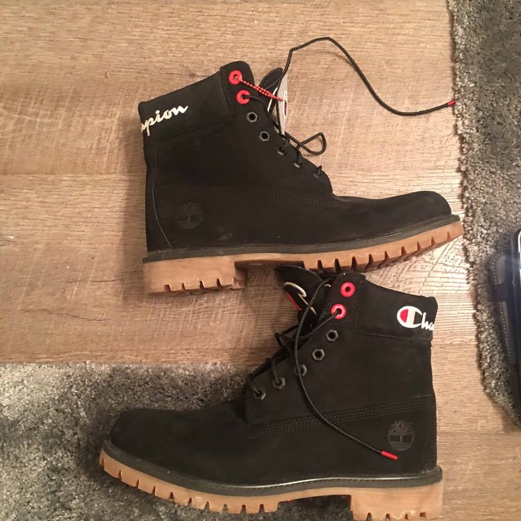 black champion timberlands