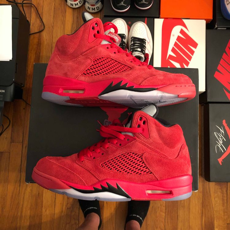 retro 5 red