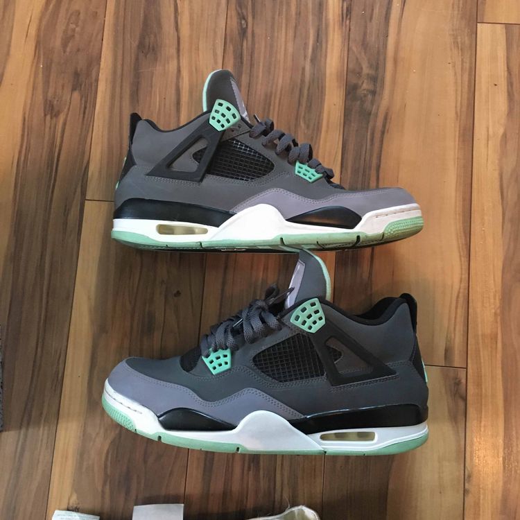 jordan 4 green glow