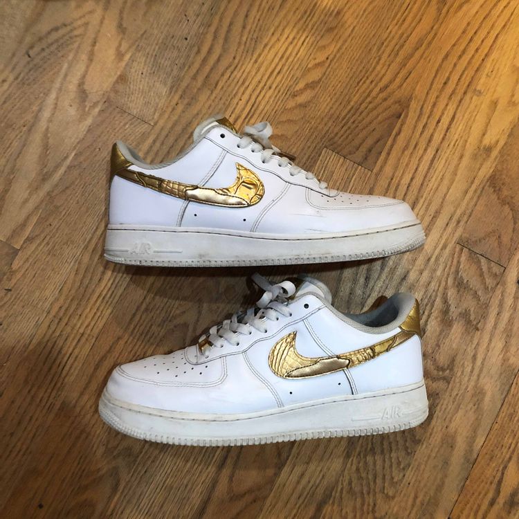 CR7 x Air Force 1 Low 'Golden Patchwork' - Nike - AQ0666 ...