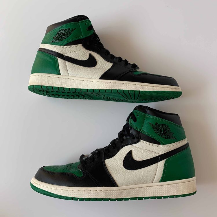 goat jordan 1 pine green