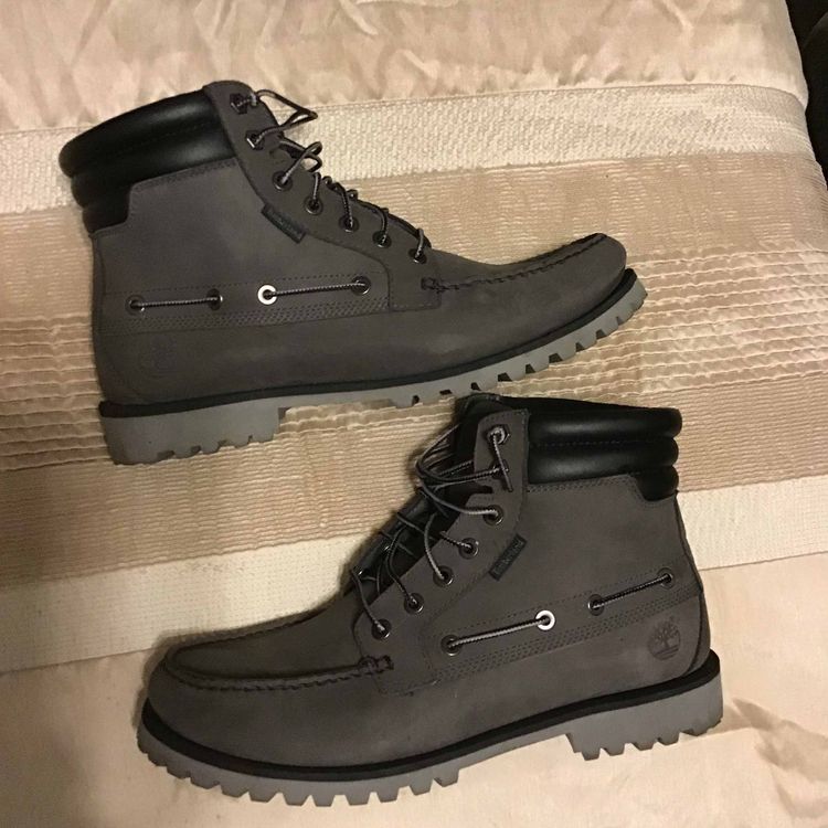 Timberland oakwell boots grey top
