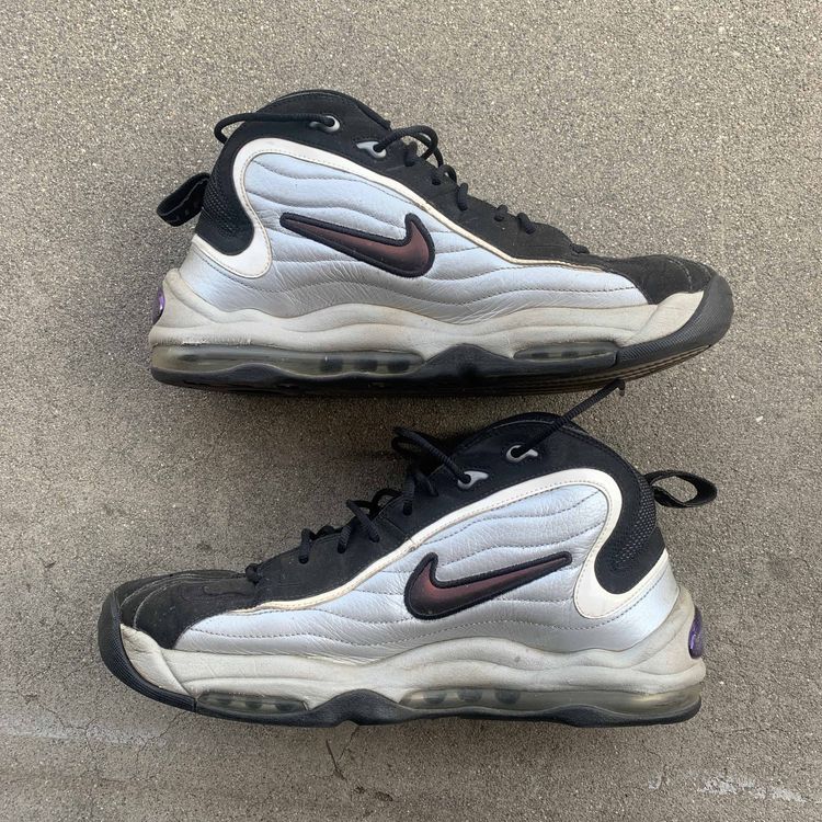 Air Total Max Uptempo 'Metallic Silver Black' - Nike - 366724 001 | GOAT