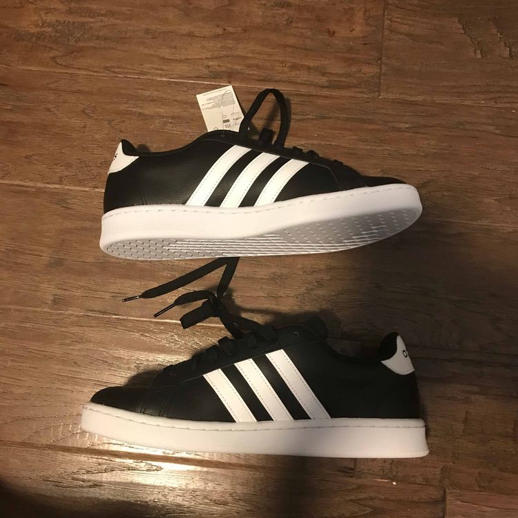 Grand Court 'Black' - adidas - F36393 | GOAT