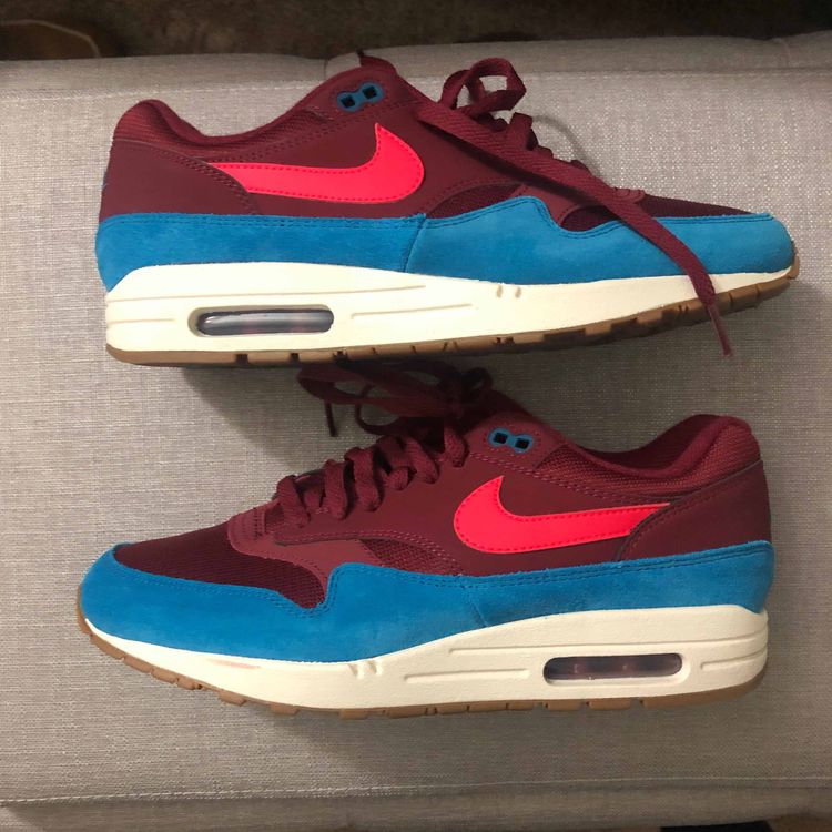 air max 1 burgundy teal