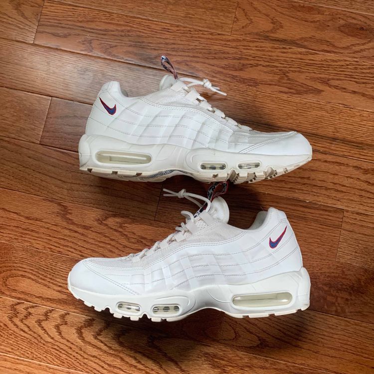 air max 95 white pull tab