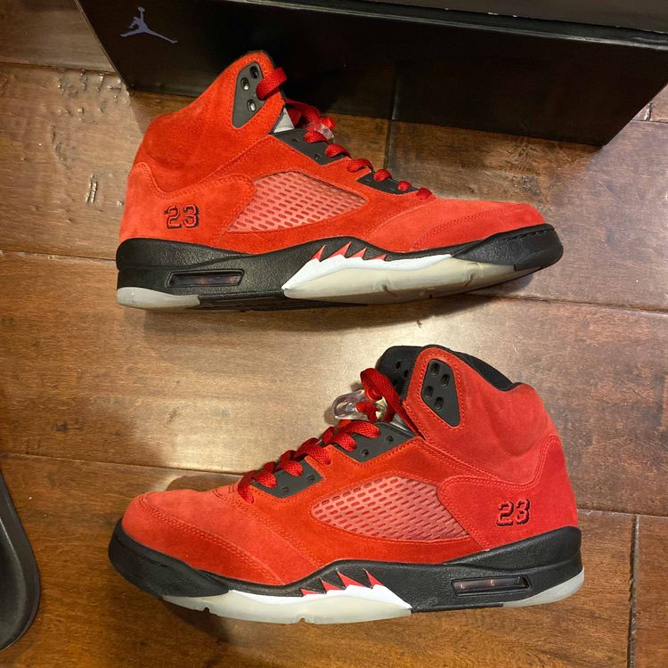 Air Jordan 5 Retro 'Raging Bull Pack - Red Suede' 2009 - Air Jordan ...