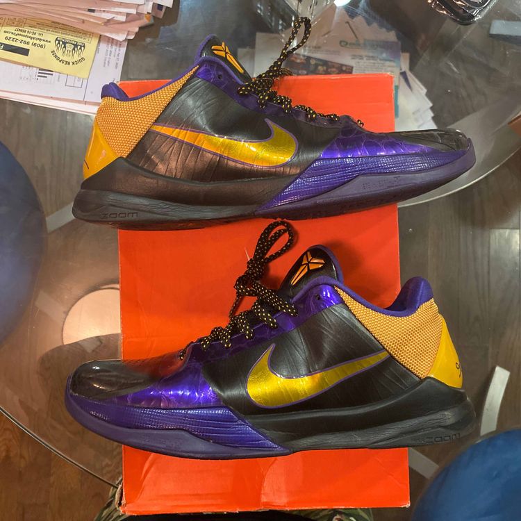 zoom kobe 5 lakers