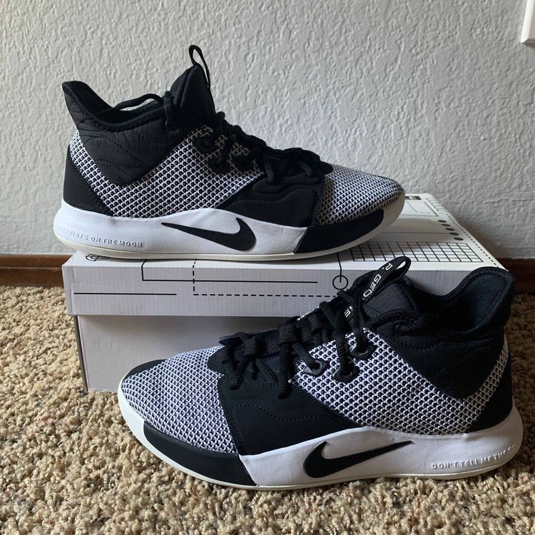 nike pg 3 monochrome
