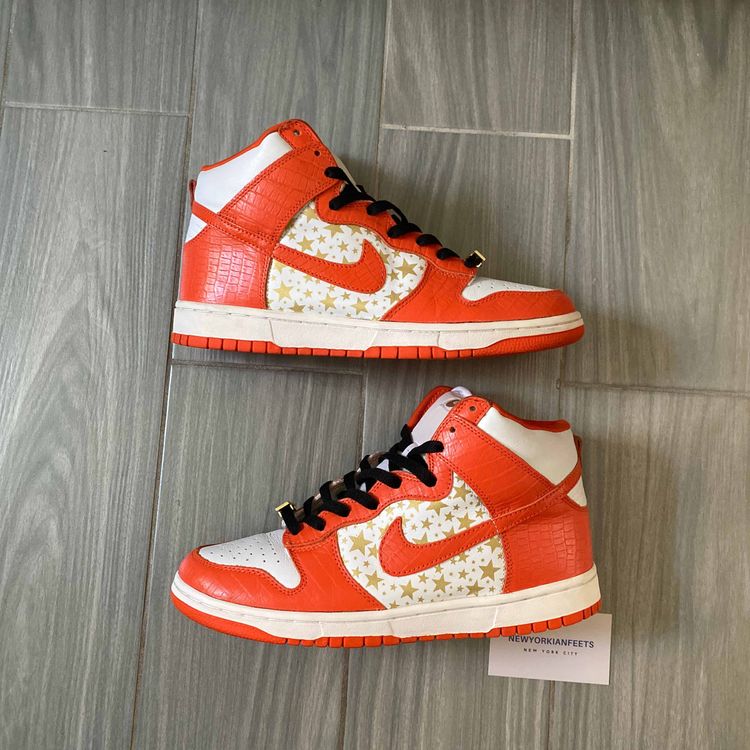 nike sb supreme orange