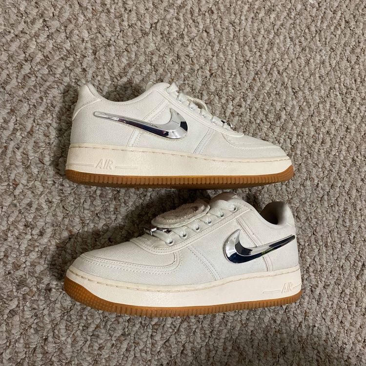 travis scott air force ones sail