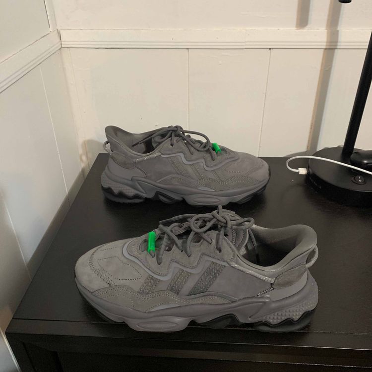 Ozweego TR 'Grey Solar Green' - adidas - EE7001 | GOAT
