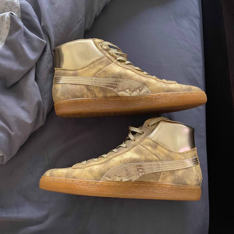 Meek Mill x Suede Classic Mid '24K Gold 