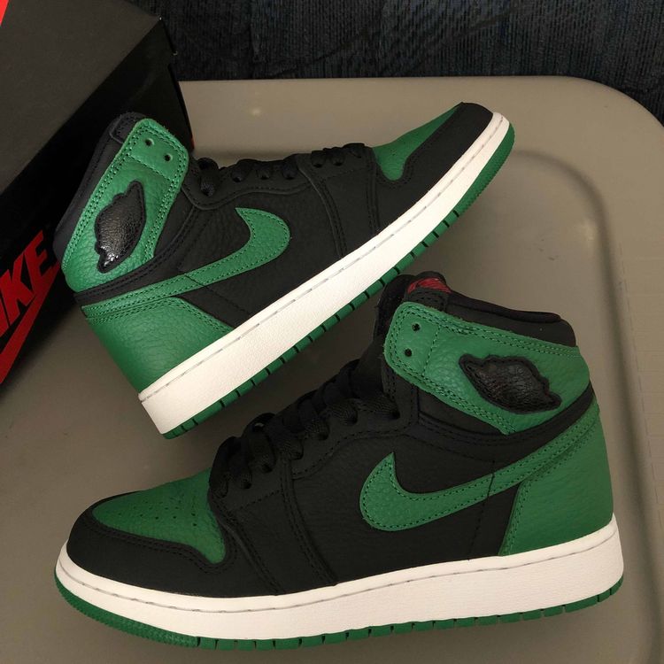 pine green jordan 1 gs retail price