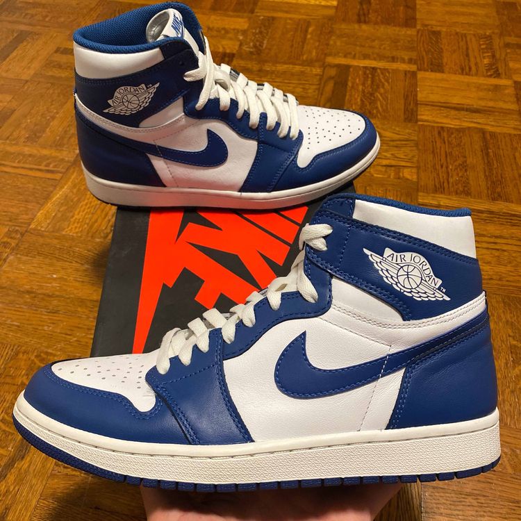 jordan retro 1 storm blue