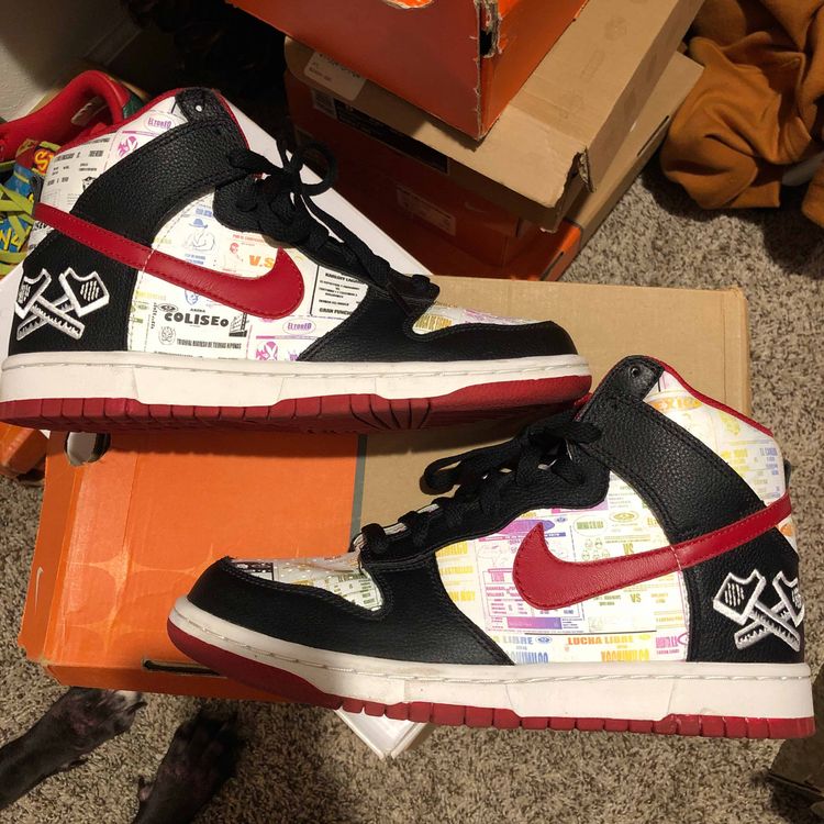 nike dunk high lucha libre