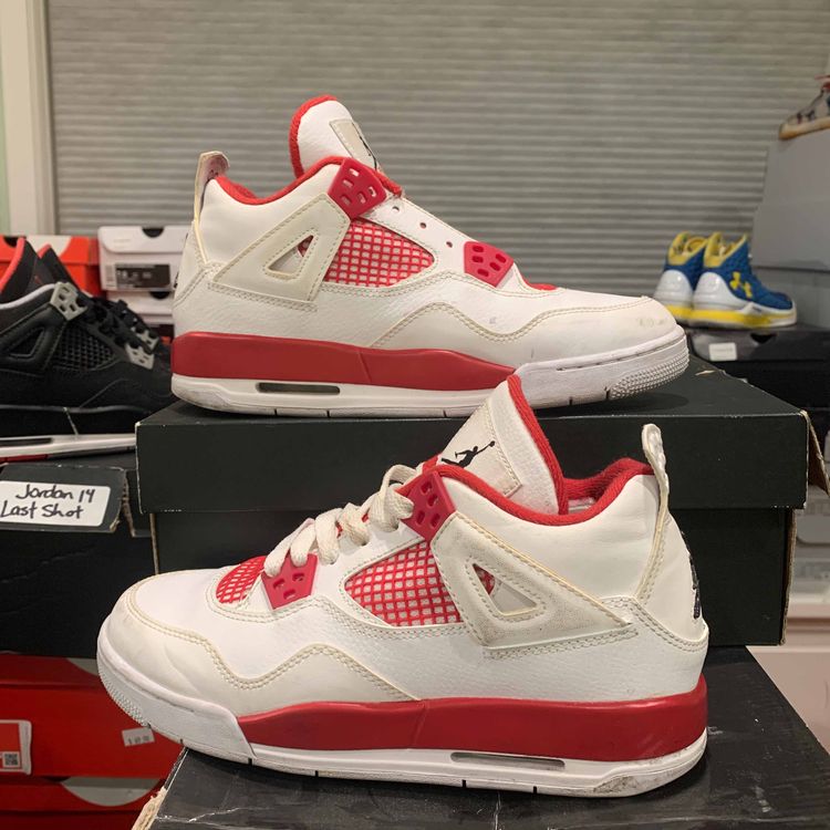 Air Jordan 4 Retro BG 'Alternate 89' Air Jordan 408452 106 GOAT Air Jordan 4 Retro BG 'Alternate 89' Air Jordan 408452 106 GOAT