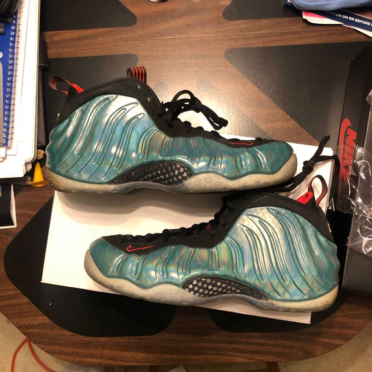 nike air foamposite gone fishing