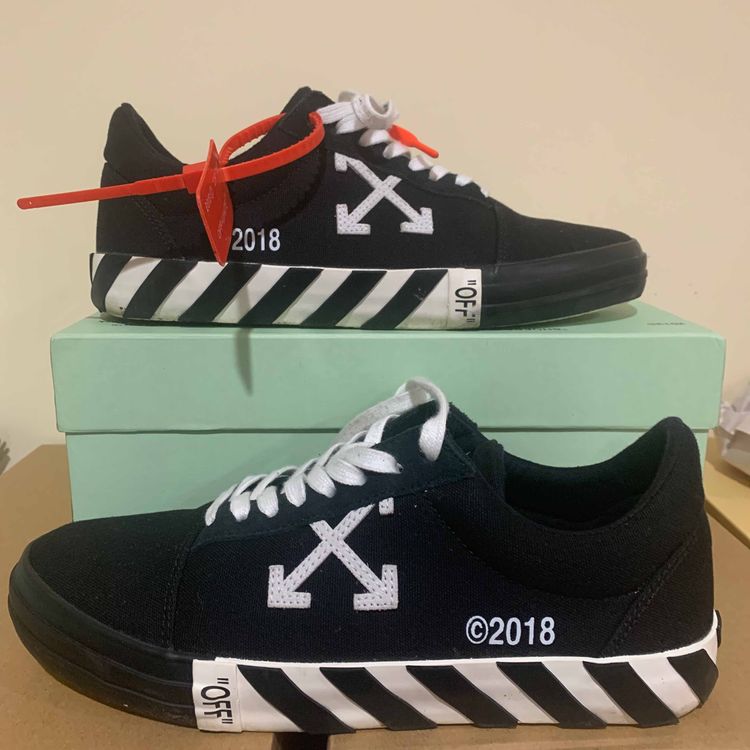 Off-White Vulc Low Top 'Black' - Off-White - OMIA085R19800016 1000 | GOAT