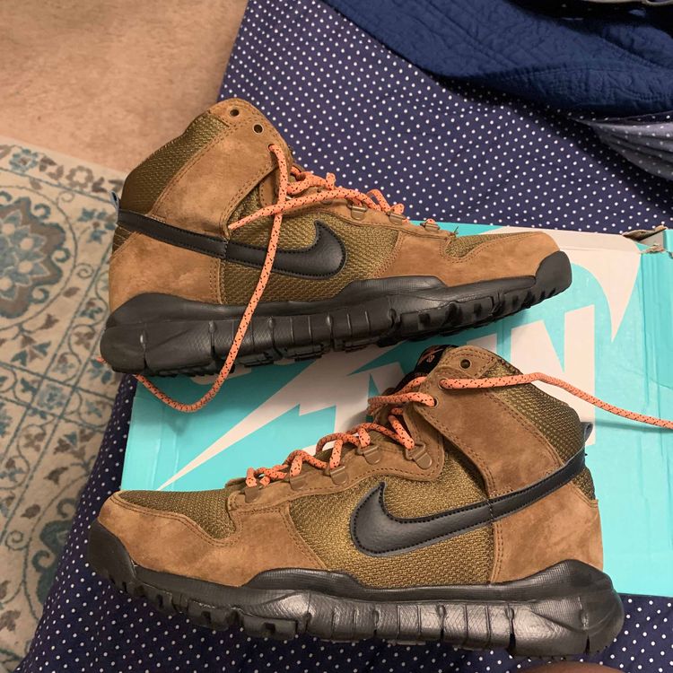 SB Dunk High Boot 'Military Brown' - Nike - 536182 203 | GOAT