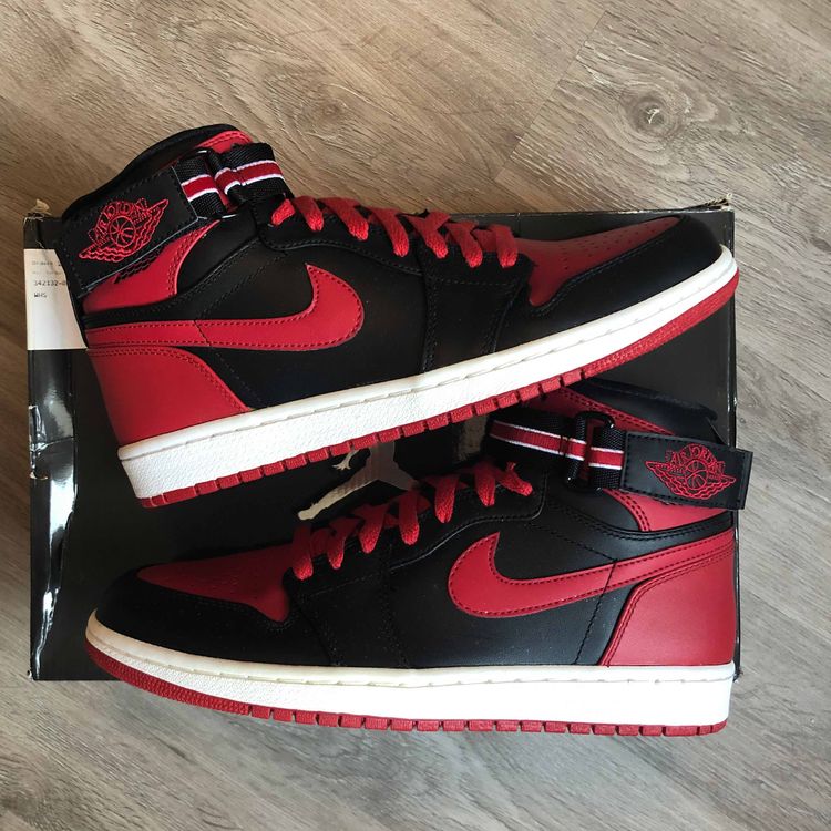 jordan 1 high strap bred