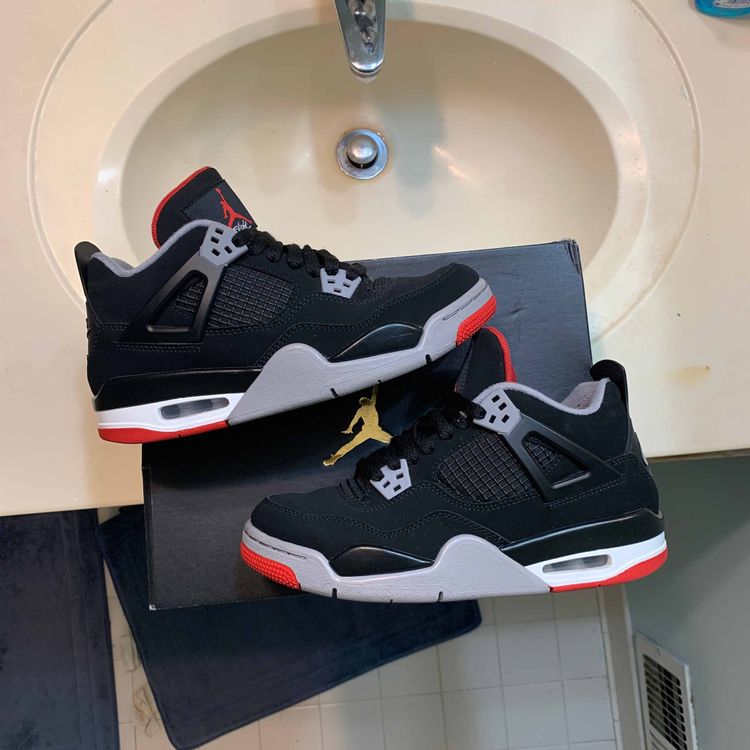 Air Jordan 4 Retro OG GS 'Bred' 2019 - Air Jordan - 408452 ...