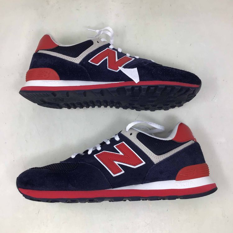 new balance 574 pigment with team red