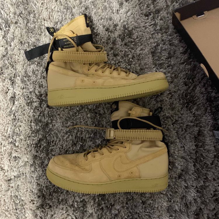 SF Air Force 1 High 'Wheat' - Nike - 864024 700 | GOAT