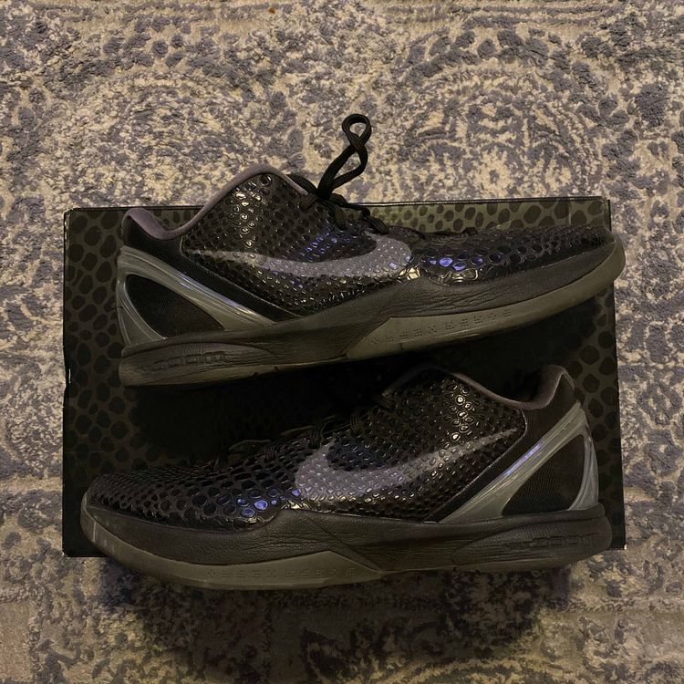 Zoom Kobe 6 'Blackout' - Nike - 429659 013 | GOAT