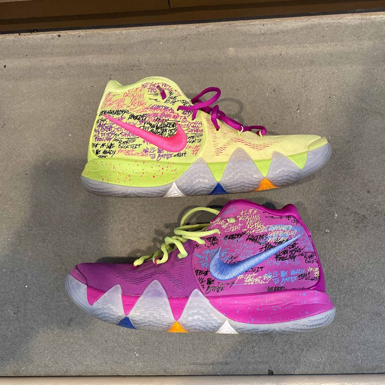 kyrie 4 confetti goat