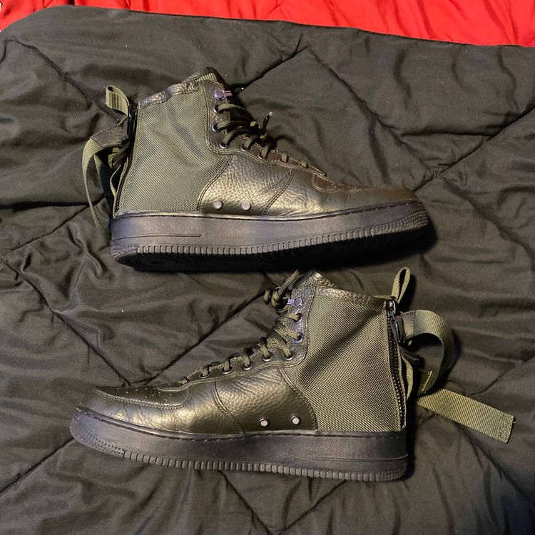SF Air Force 1 Mid 'Sequoia' - Nike - 917753 300 | GOAT