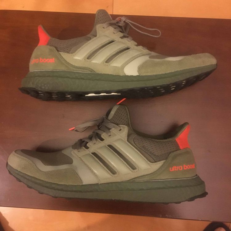 Adidas Ultraboost S\u0026l Raw Khaki Cargo Trace Solar Red EF1978 - Sepsport