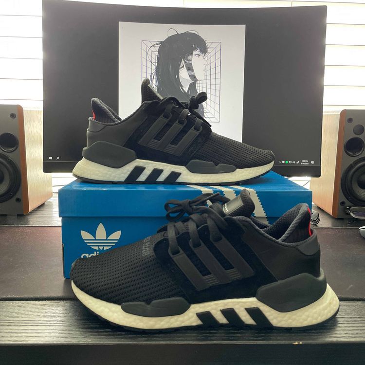 adidas eqt support 91/18 core black