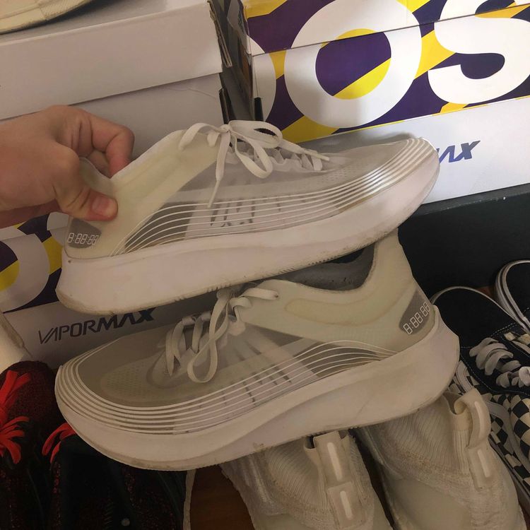zoom fly sp triple white