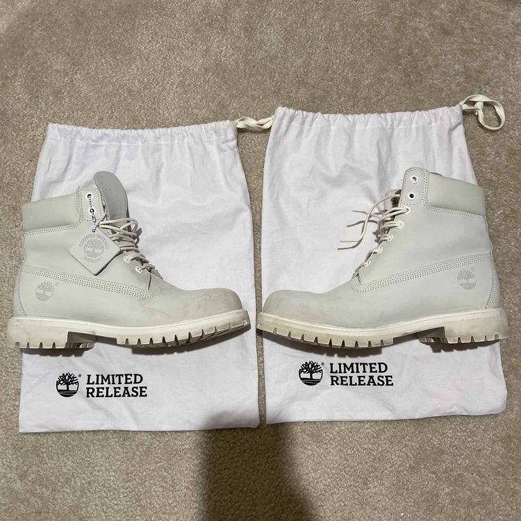 ghost white timberlands