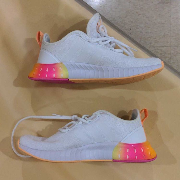 Wmns Kaptir 'White Acid Orange' - adidas - FZ2790 | GOAT