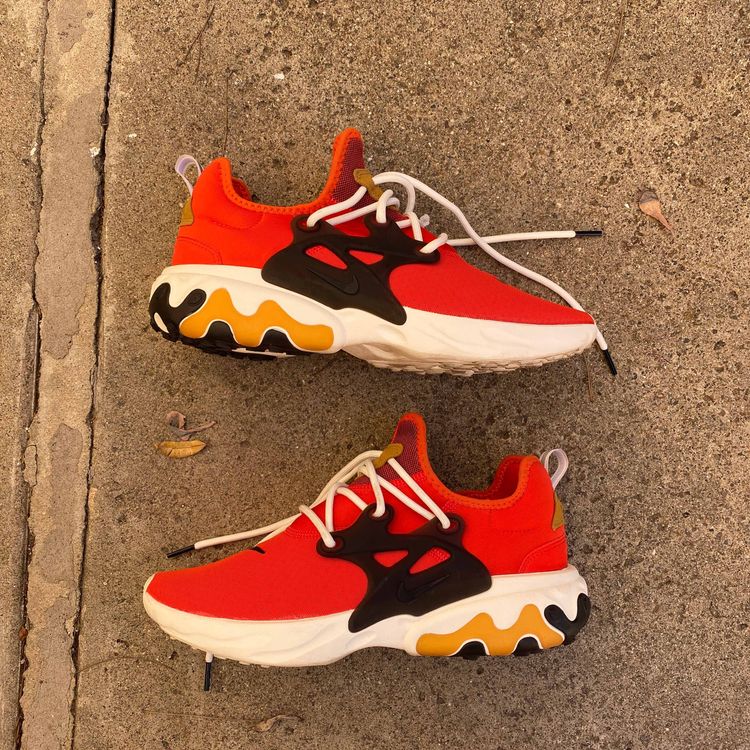 nike react presto tomato tornado