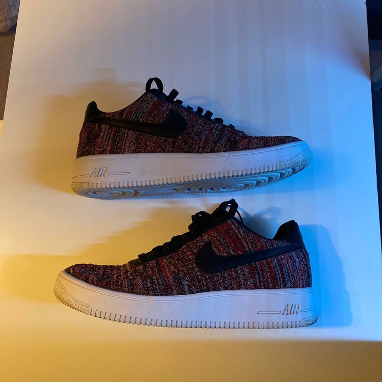 Nike Air Force 1 Flyknit 2.0 'University Red Black' University Red/Wolf  Grey/White/Black CI0051-600 | KICKSCREW