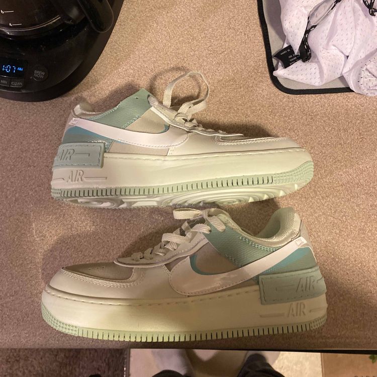 Nike Women's Air Force 1 Shadow SE Spruce Aura/White-Sail - CK3172-002 |  Sneaker District