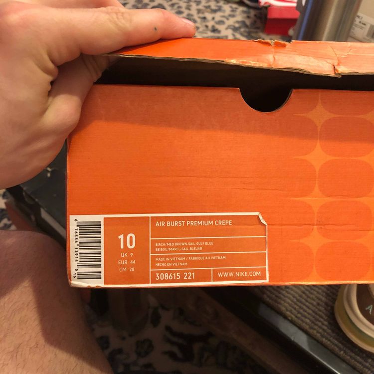 nike air burst premium crepe