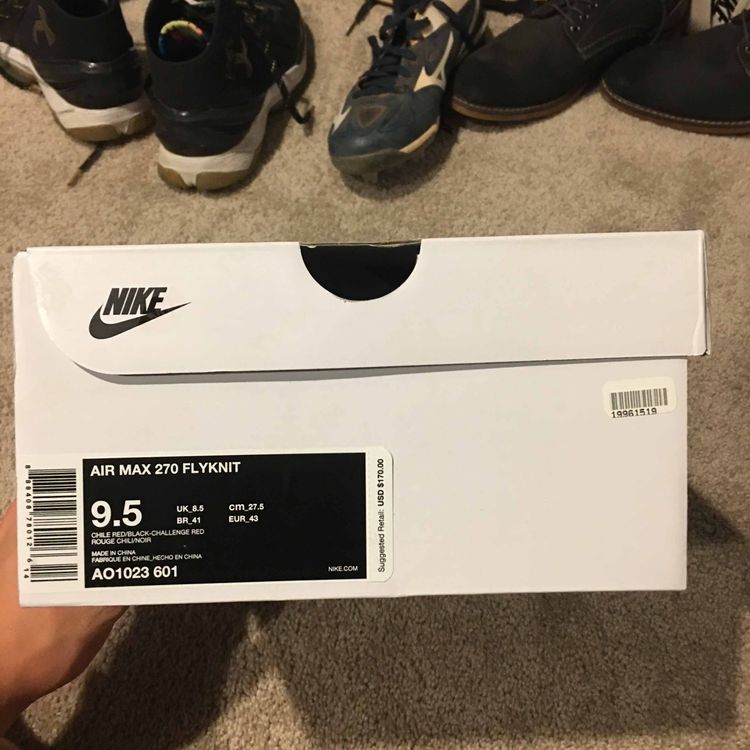 270 flyknit bred
