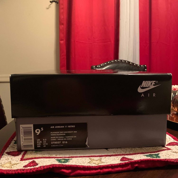 jordan 11 platinum tint goat