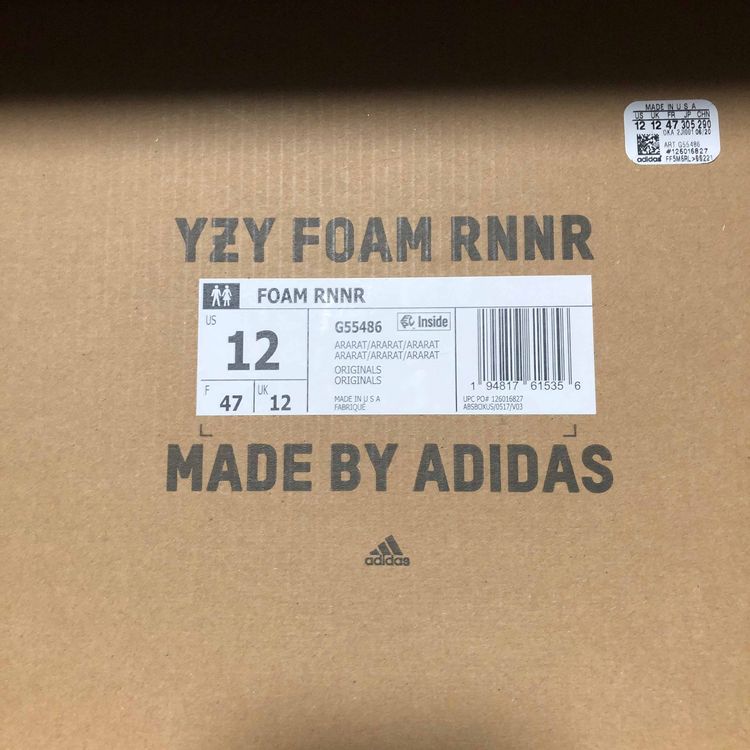 yeezy foam runner goat