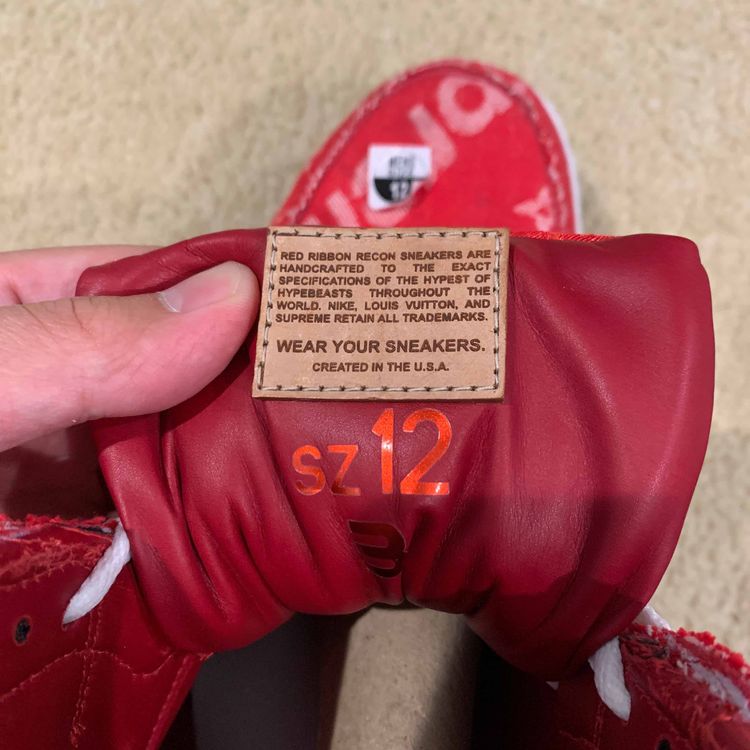 supreme x louis vuitton x red ribbon recon x air jordan 1 retro high price