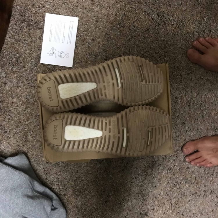 ADIDAS Originals Yeezy Boost 350 Oxford Tan Slickieslaces