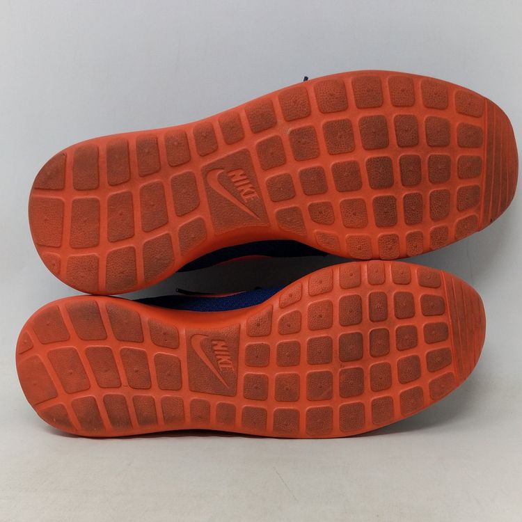 royal blue and orange nike shoes