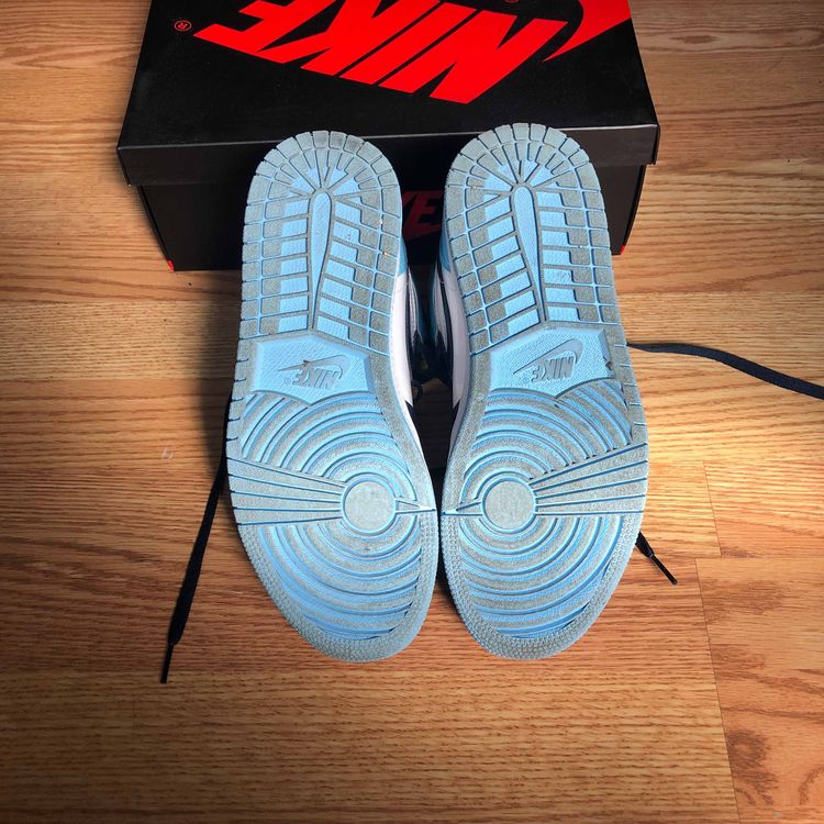 blue chill jordan 1 goat