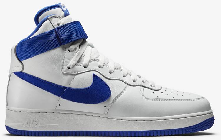air force 1 high top white and blue