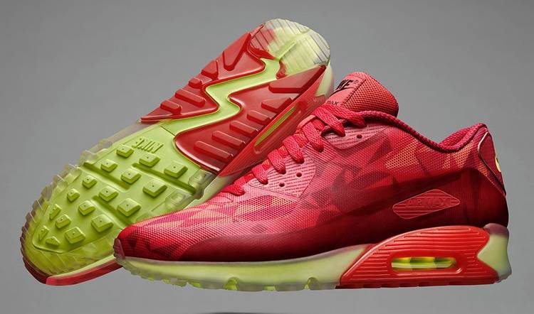 nike air max 90 ice gym red