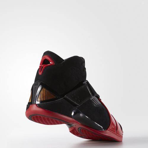 adidas t mac 5 shoes black red